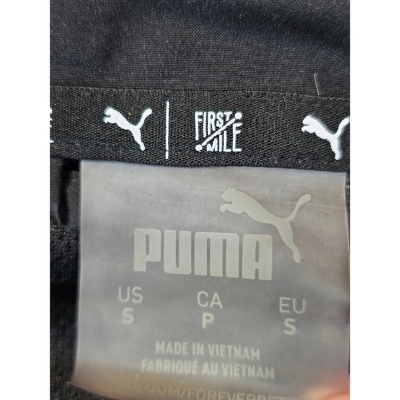 Puma First Mile Black Hooded Cropped Utility Vest Womens Size Small SAMPLE / A99 - Picture 9 of 10